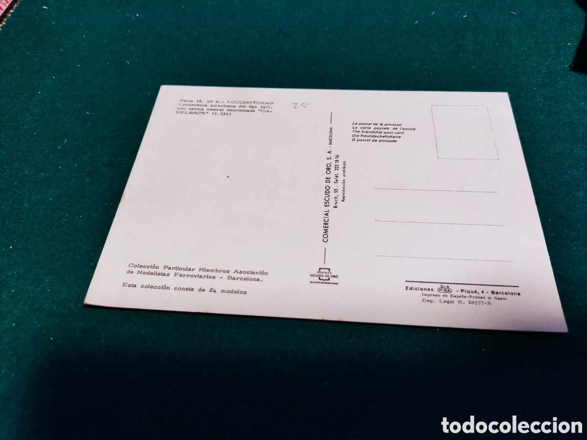 Postales: Postal locomotora....... - Foto 2
