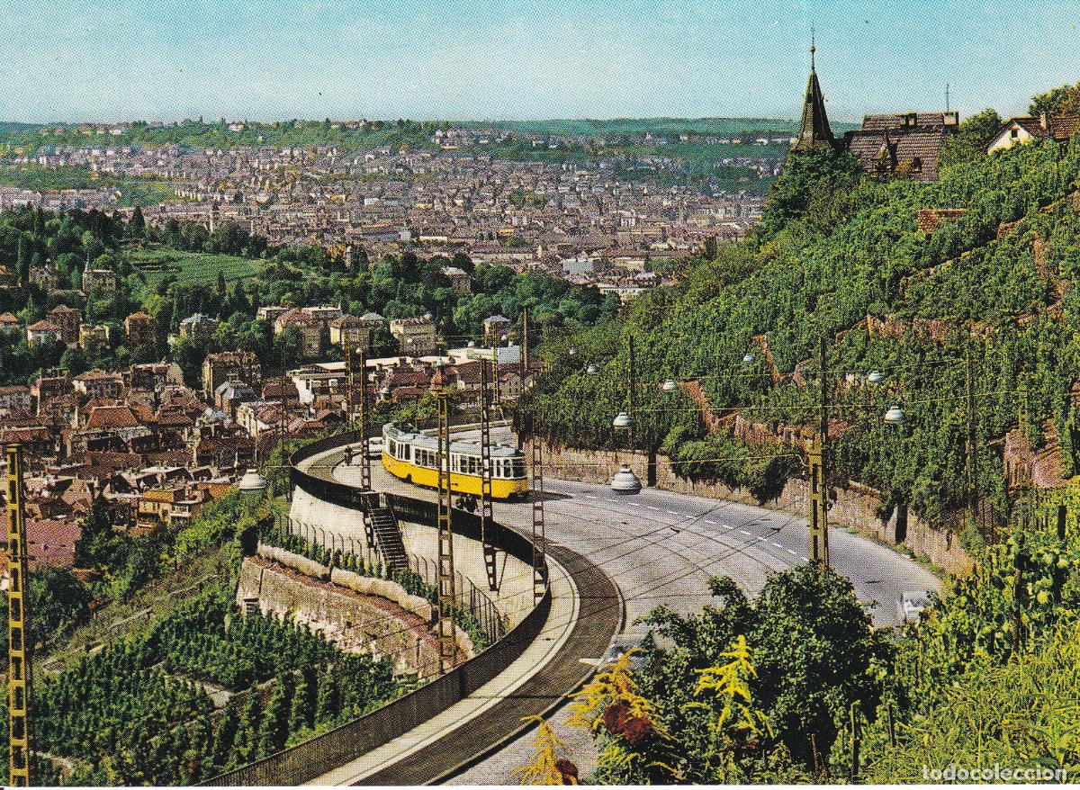 Postales: TRANVIA STUTTGART NEUE WEINSTEIGE - Foto 1