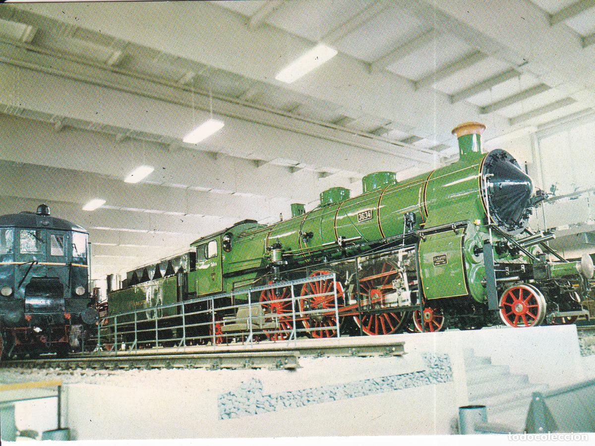 Postales: TREN LOCOMOTORA MUSEO MUNCHEN - Foto 1