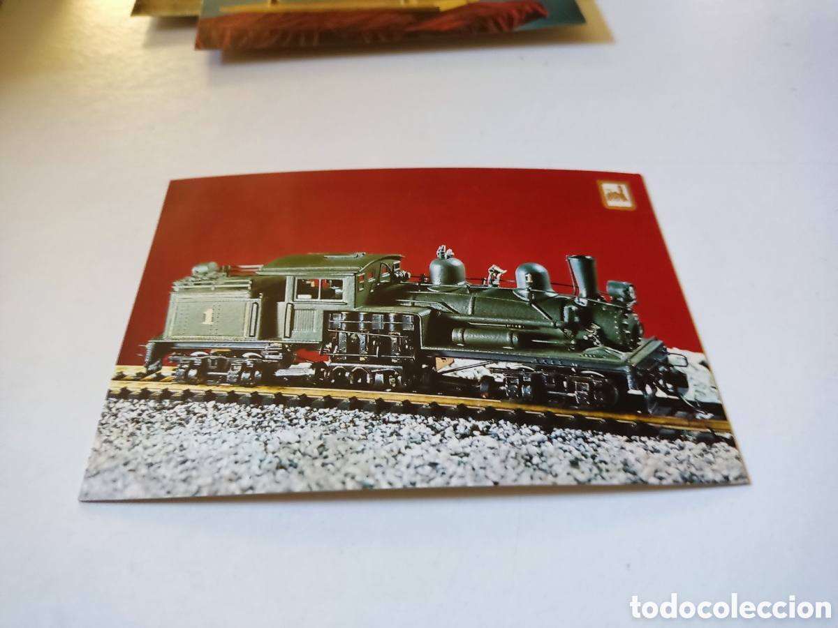 Postales: Postal serie locomotoras SHAY - Foto 1