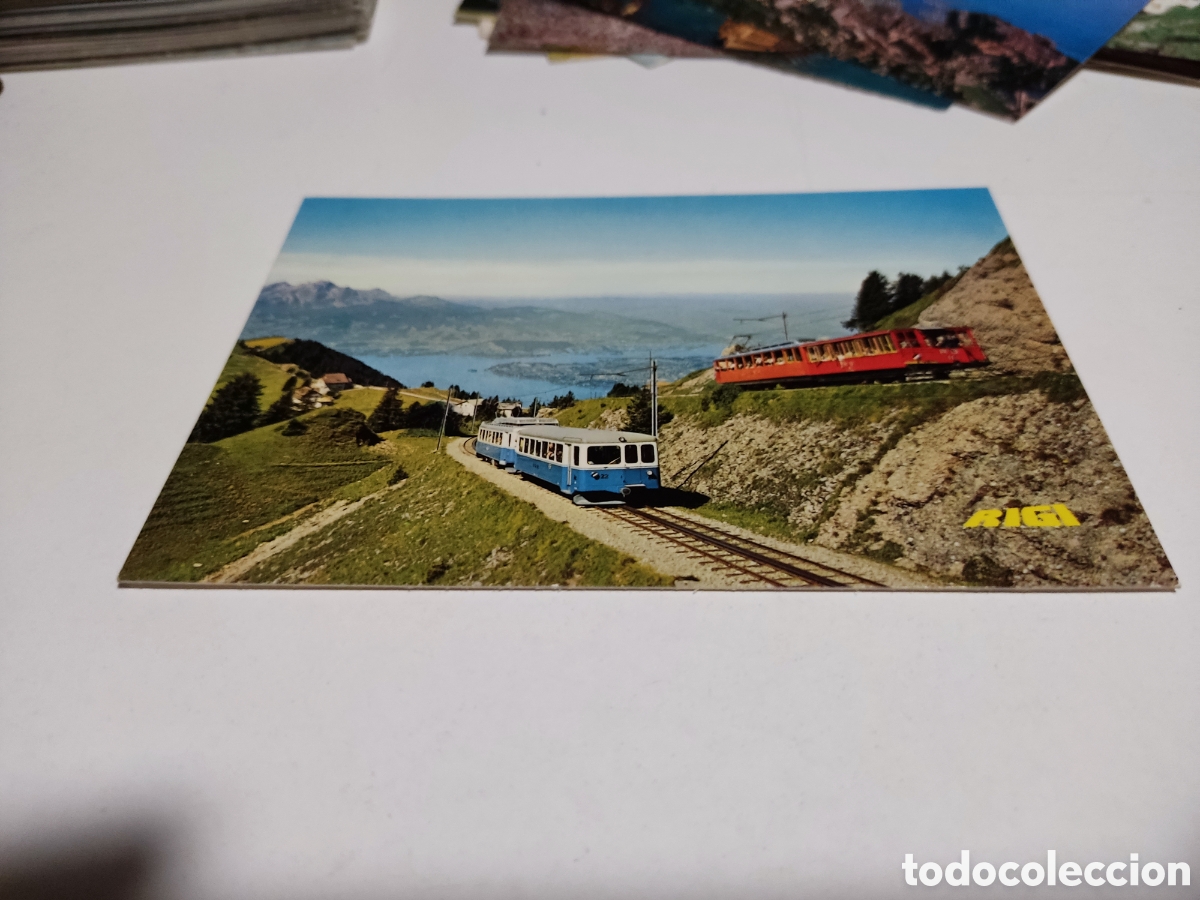 Postales: Postal RIGI trenes..... - Foto 1