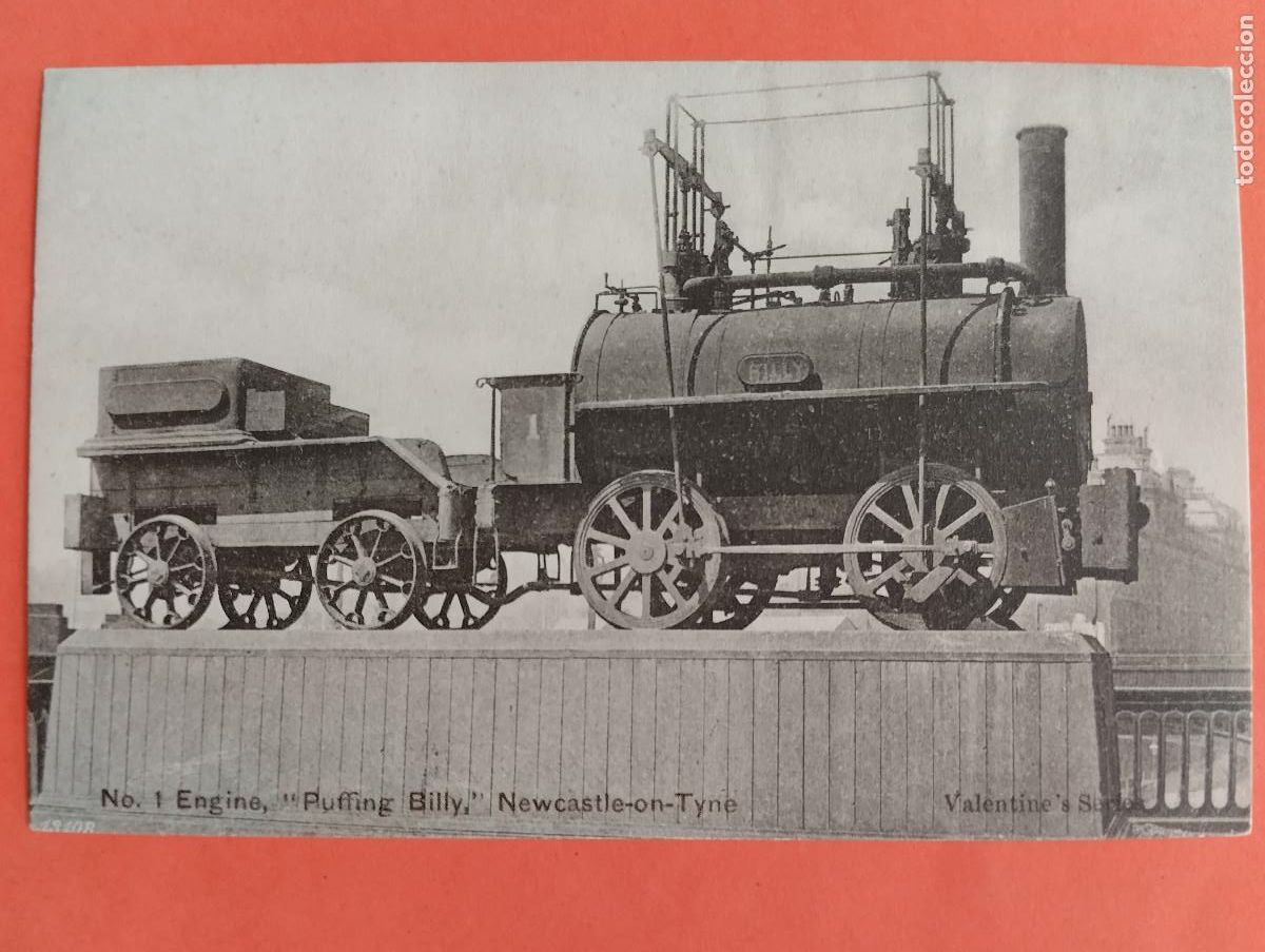 Postales: H - ENGINE PUFFING BILLY NEWCASTLE-TYNE MAQUINA - Foto 1