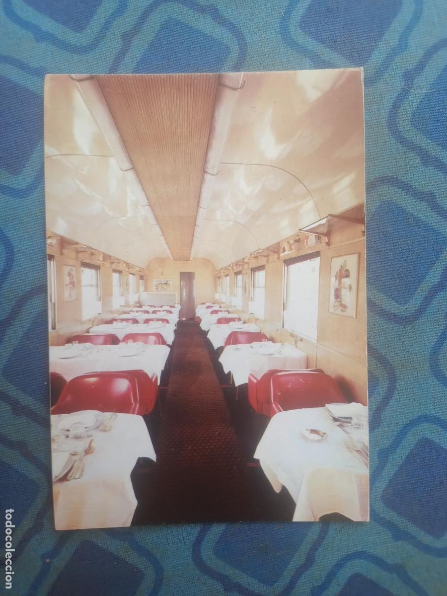 Postales: Colecci&oacute;n RENFE. Coche Restaurante - Foto 1