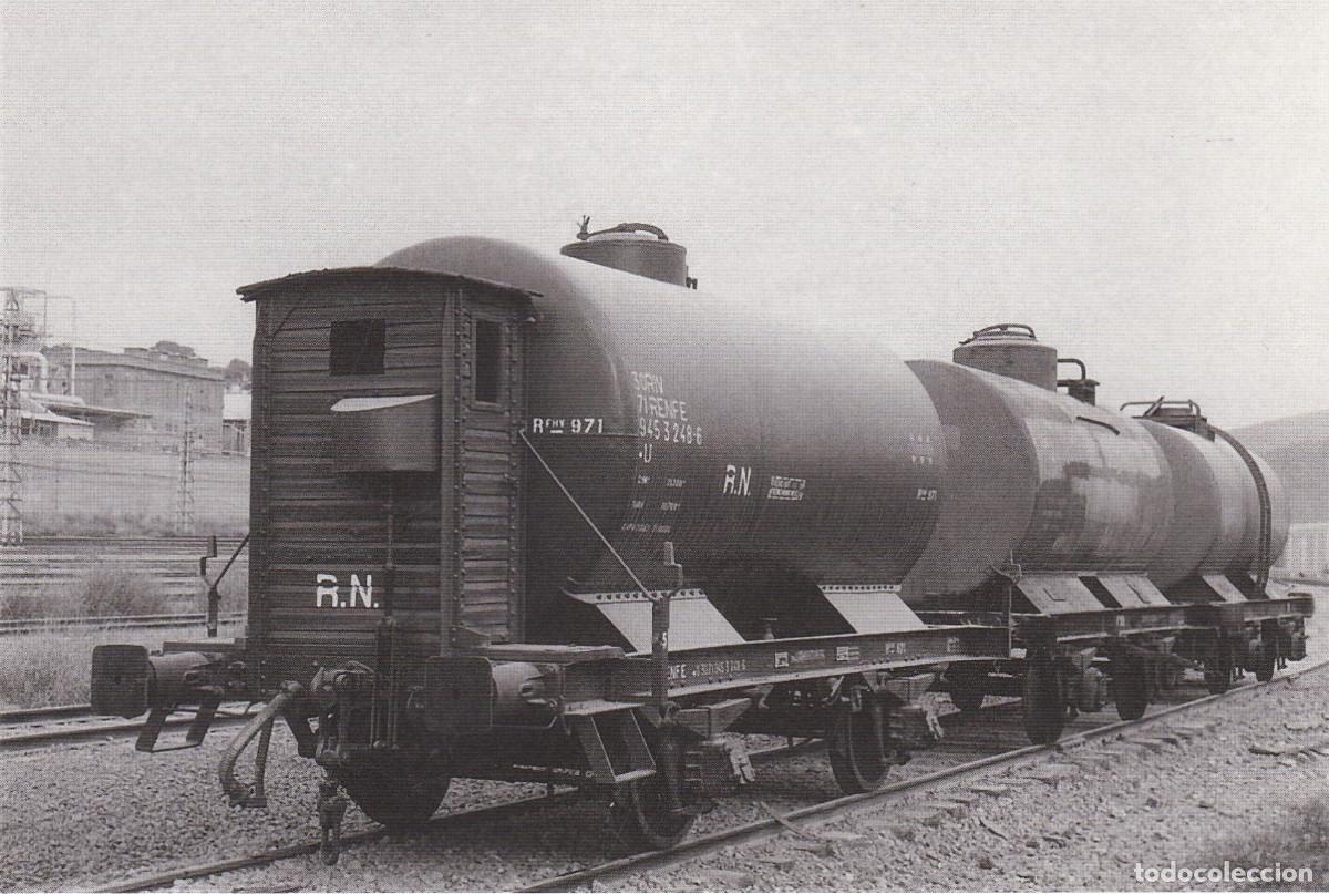 Postales: POSTAL VAG&Oacute;N CISTERNAS RENFE SERIE 945 - Foto 1
