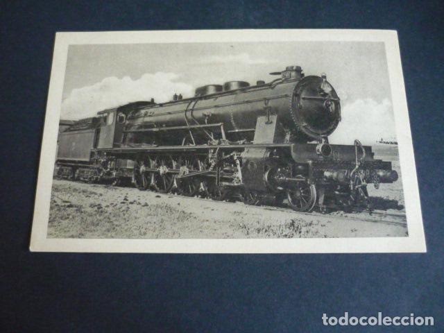 Postales: FERROCARRILES ESPA&Ntilde;OLES LOCOMOTORA TIPO MONTA&Ntilde;A 2-4-1 MZA