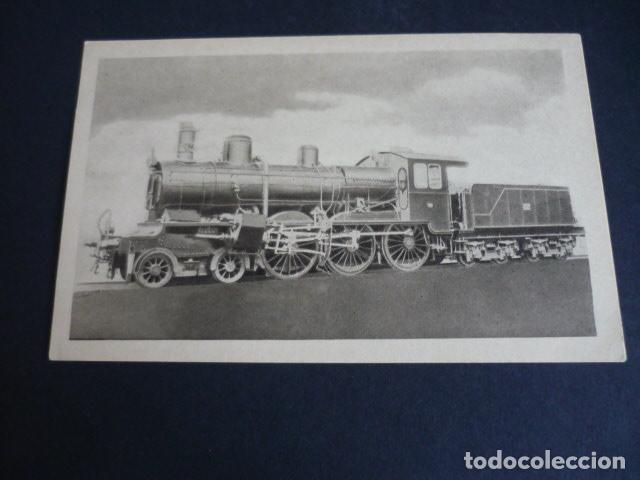 Postales: FERROCARRILES ESPA&Ntilde;OLES LOCOMOTORA COMPOUND 2-3-0 MZA