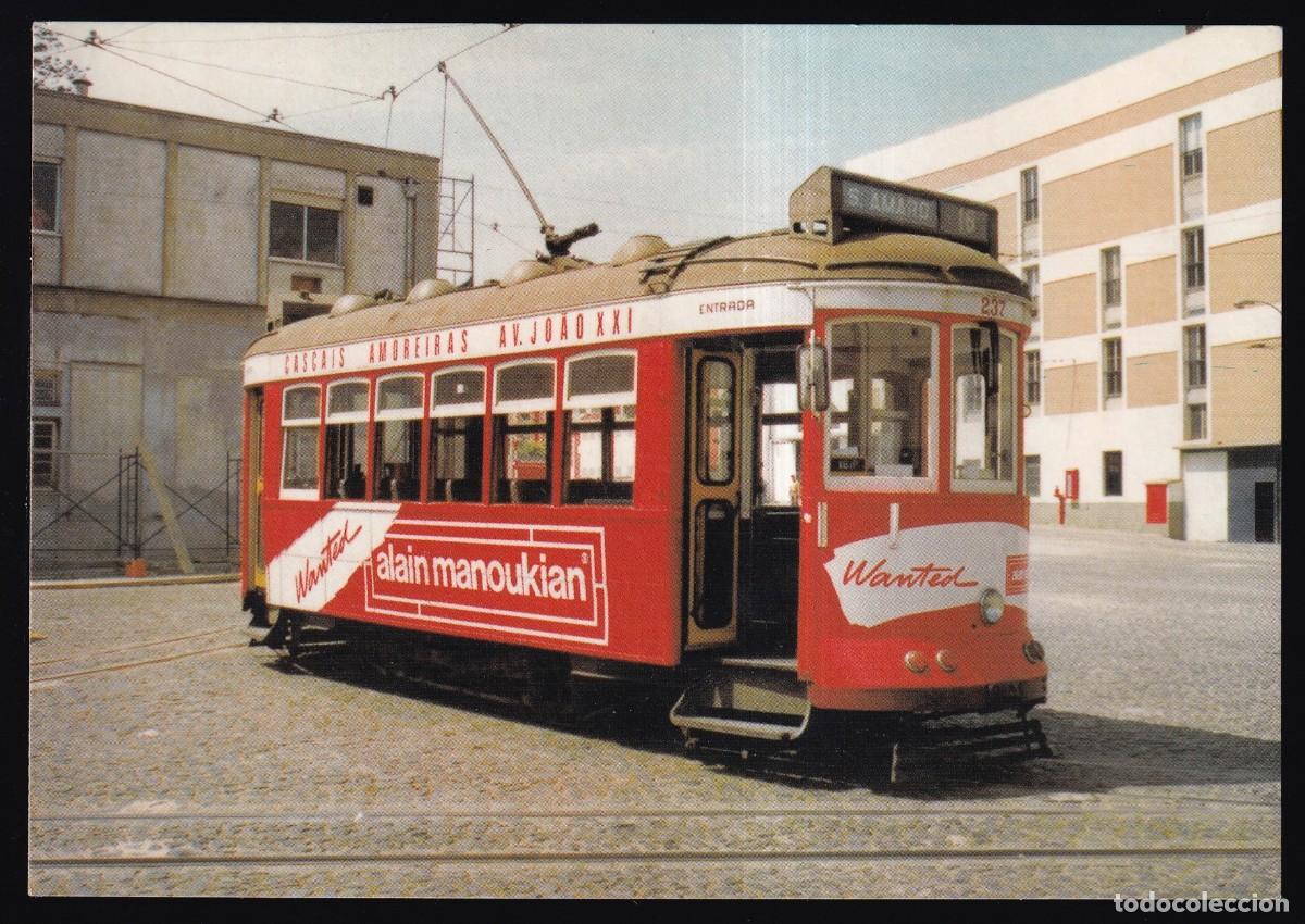 Postales: Portugal. Lisboa. *Tranv&iacute;as de Lisboa - Coche n&ordm; 237...* Ed. Eurofer n&ordm; 898. Nueva.