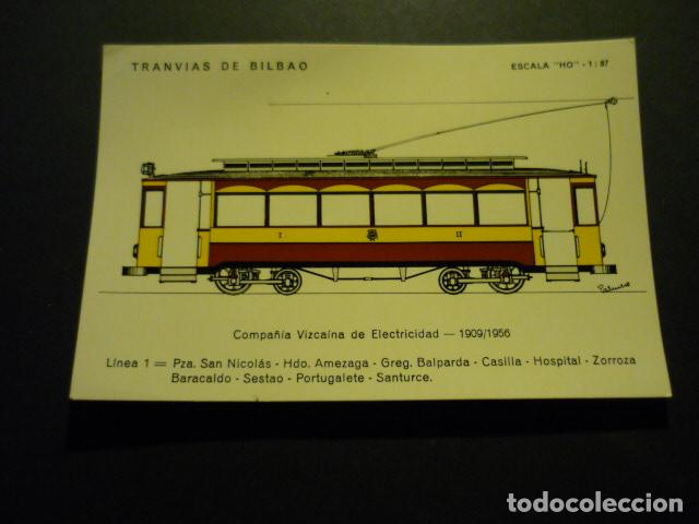 Postales: TRANVIAS DE BILBAO POSTAL - Foto 1