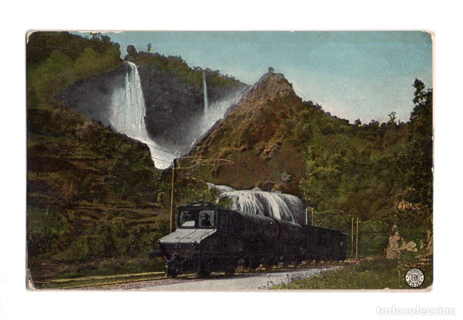 Postales: TERNI.- TREN DEL VALLE DE NERA - CASCADAS DE MARMORE. - Foto 1