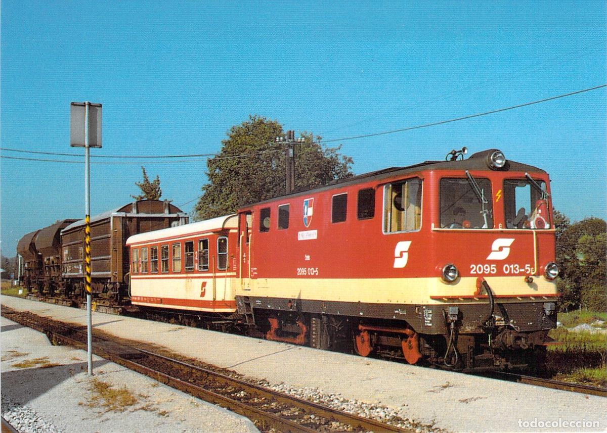 Postales: Postal de Locomotora Di&eacute;sel &Ouml;BB 2095 en Kilb, Austria