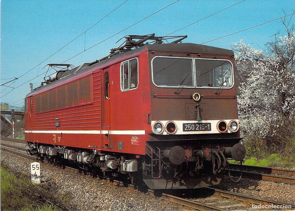 Postales: Postal de Locomotora El&eacute;ctrica DR 250 215-1 en Alemania