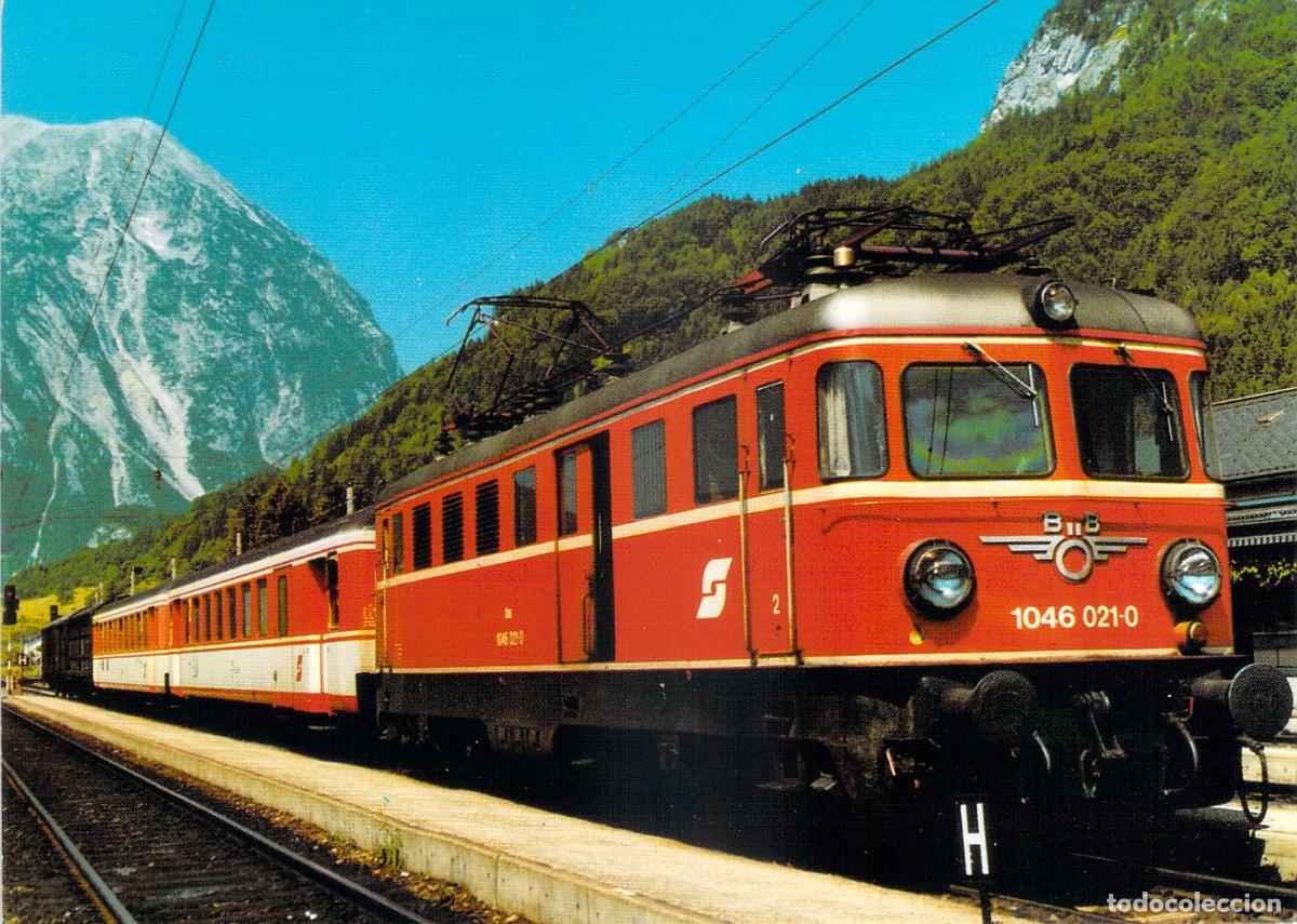 Postales: Postal Locomotora El&eacute;ctrica &Ouml;BB 1046 021-0 Austria