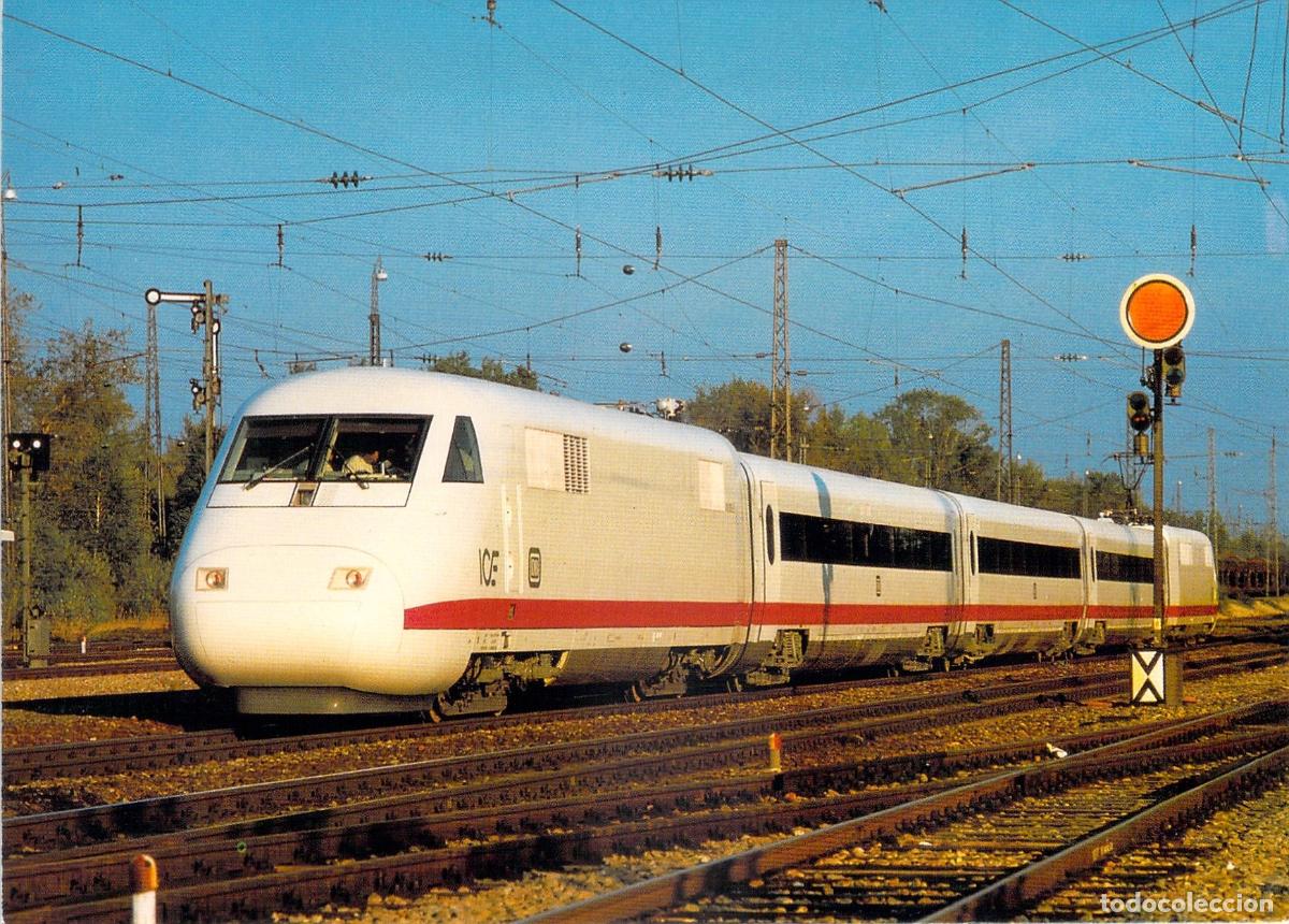 Cartes Postales: Postal Tren de Alta Velocidad ICE de la Deutsche Bundesbahn