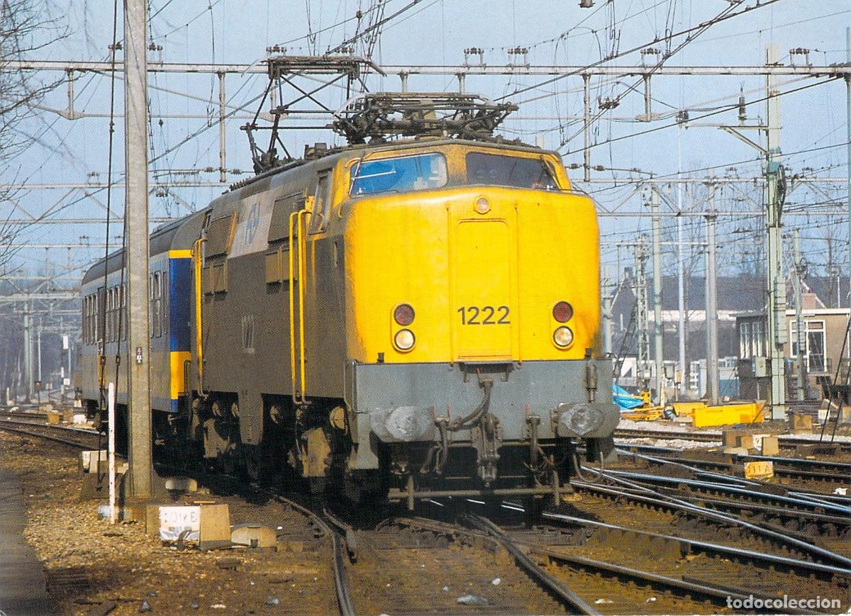 Postais: Postal de Locomotora El&eacute;ctrica Serie 1200 de los Pa&iacute;ses Bajos