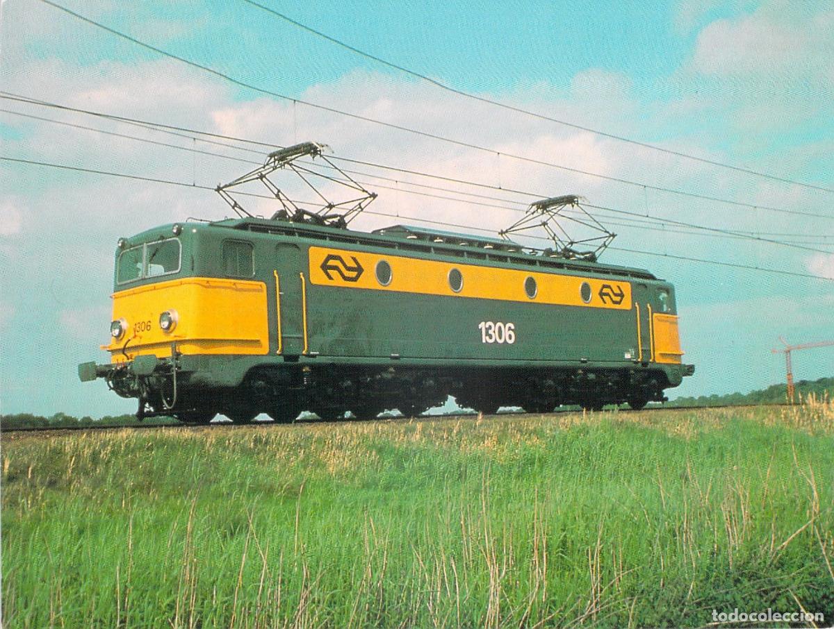 Postales: Postal Locomotora El&eacute;ctrica Serie 1300 Ferrocarriles Holandeses NS
