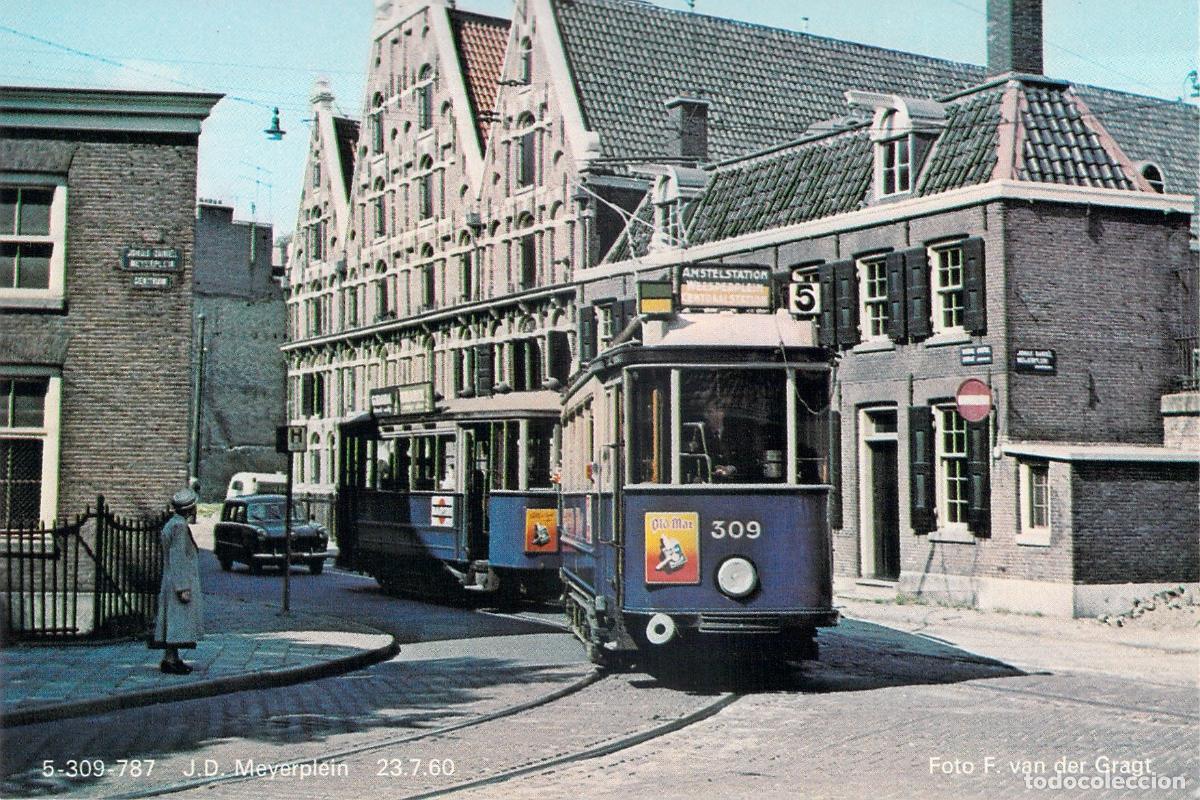 Postales: Postal de Tranv&iacute;a 309 en J.D. Meyerplein, Amsterdam