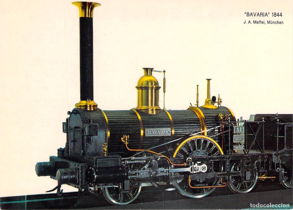 Postales: Postal de Locomotora de Vapor Bavaria J.A. Maffei Munich