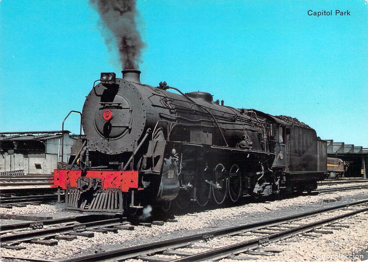 Postales: Postal de Locomotora de Vapor en Capitol Park, Pretoria