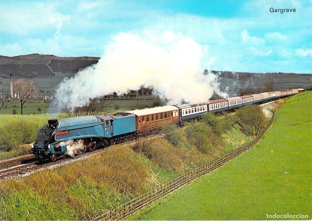 Postales: Postal Tren de Vapor Sir Nigel Gresley en Gargrave, Yorkshire