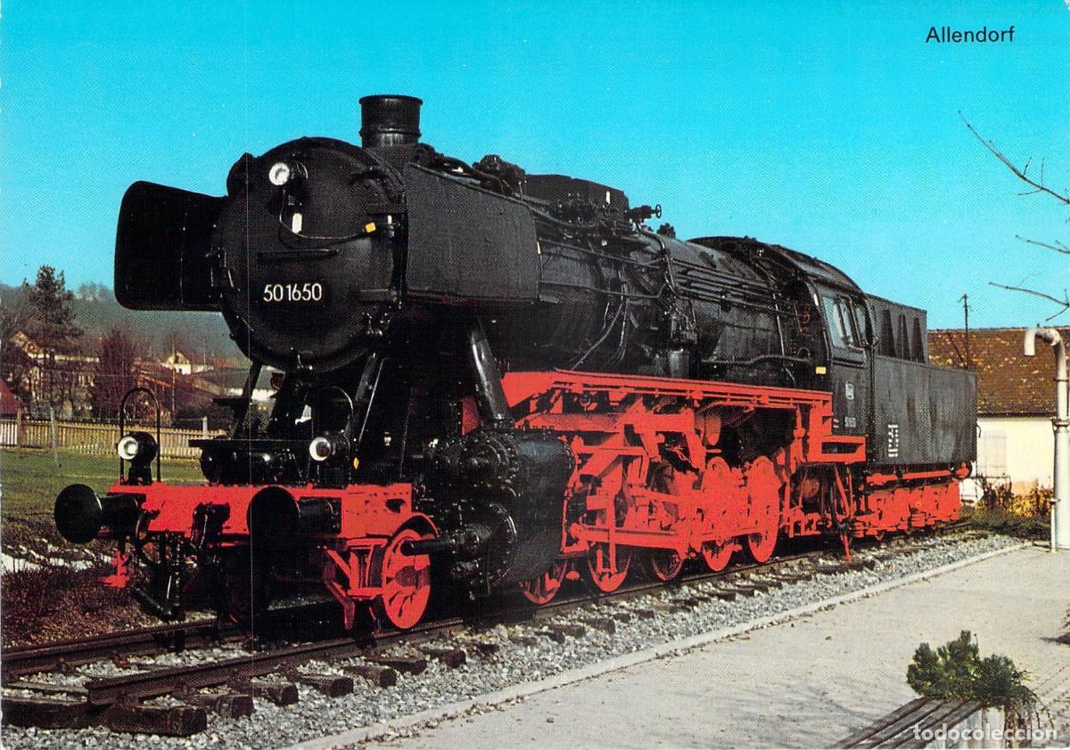 Postales: Postal de Locomotora de Vapor 50 1650 en Allendorf, Alemania