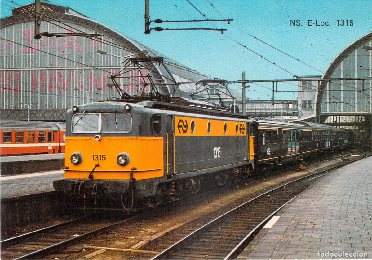 Postales: Tarjeta Postal Locomotora El&eacute;ctrica NS 1315 Holanda