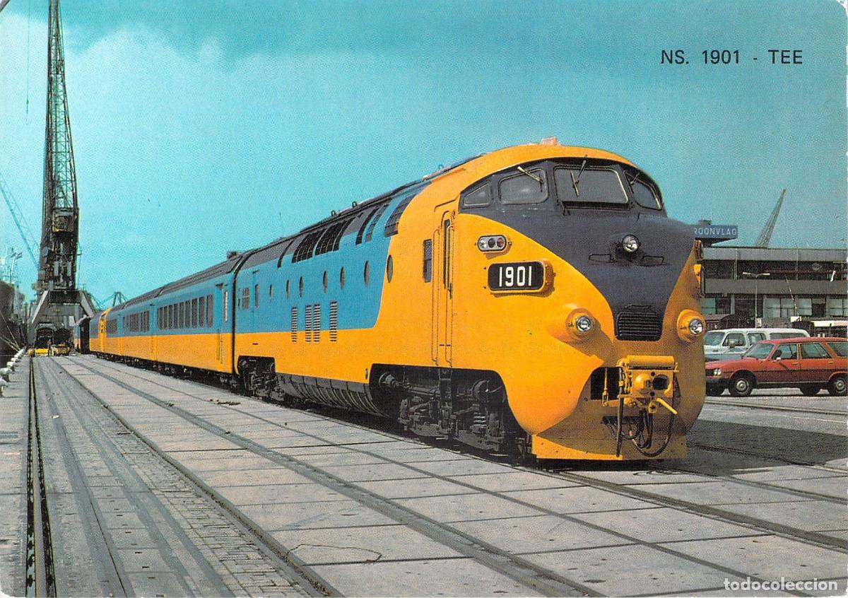 Postales: Postal Tren Holand&eacute;s NS 1901 Trans Europ Express TEE