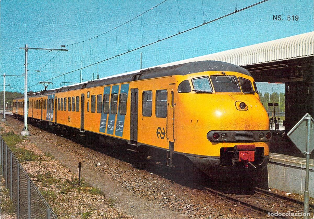 Postales: Postal de Tren Holand&eacute;s NS 519 en la Estaci&oacute;n