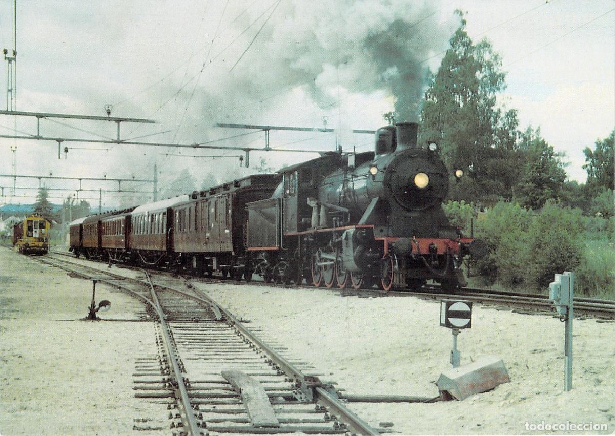 Postais: Postal Locomotora de Vapor Tipo 24b nr. 236 en Vikersund