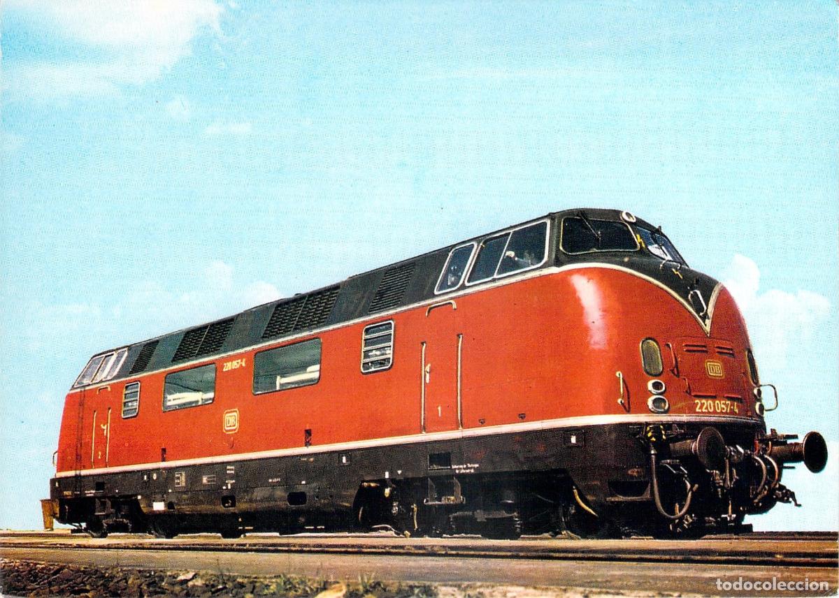 Postais: Postal de Locomotora Alemana Baureihe 220 V 200 DB Krauss-Maffei