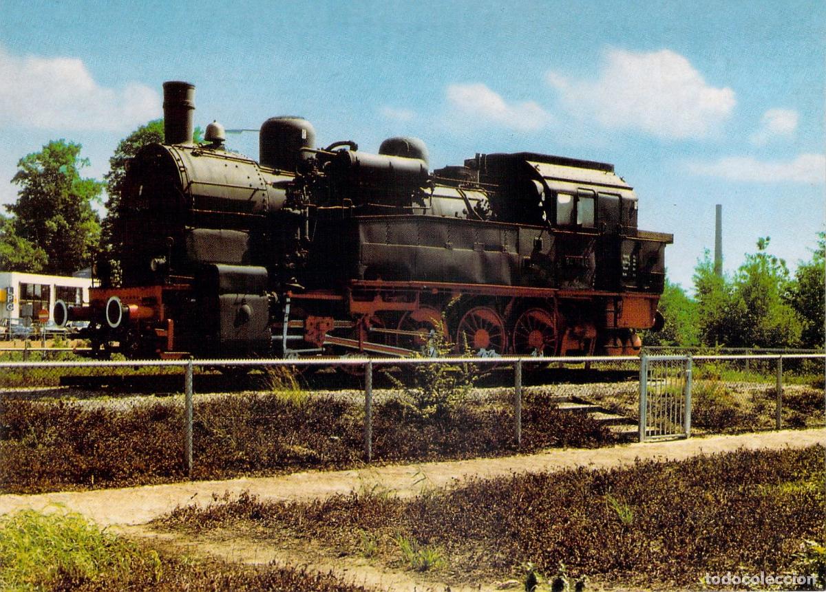Postais: Postal Monumento Locomotora de Vapor Lok 84 en Gennep Holanda