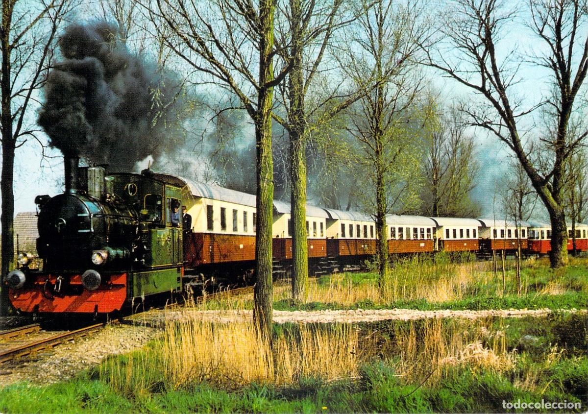 Postais: Postal de Tren de Vapor en Leek, Groningen, Pa&iacute;ses Bajos
