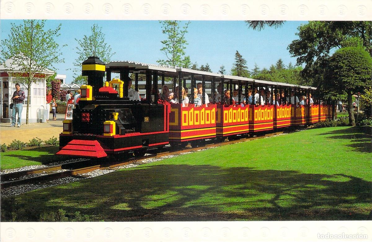 Cartes Postales: Postal de Legoland Billund con Tren de LEGO en Dinamarca