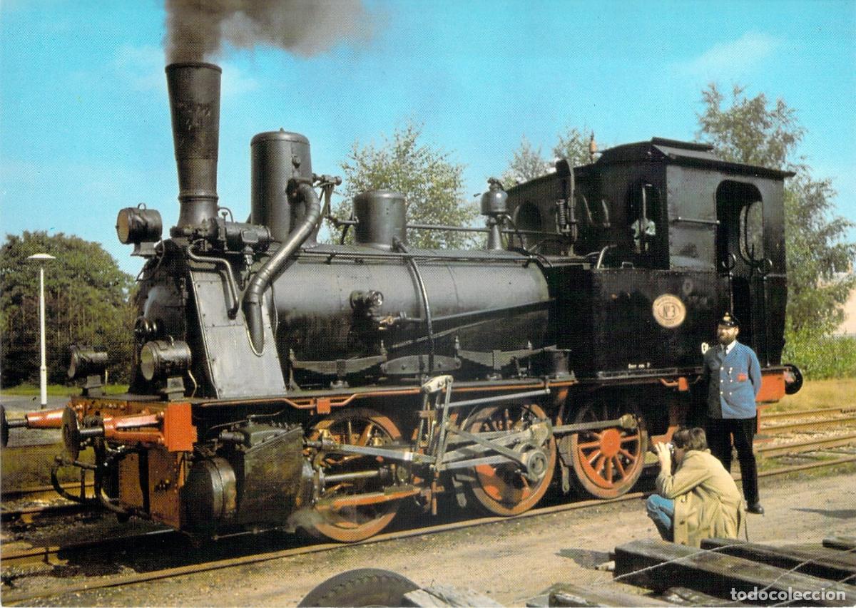 Cartes Postales: Tarjeta Postal Locomotora de Vapor No. 3 en Haaksbergen