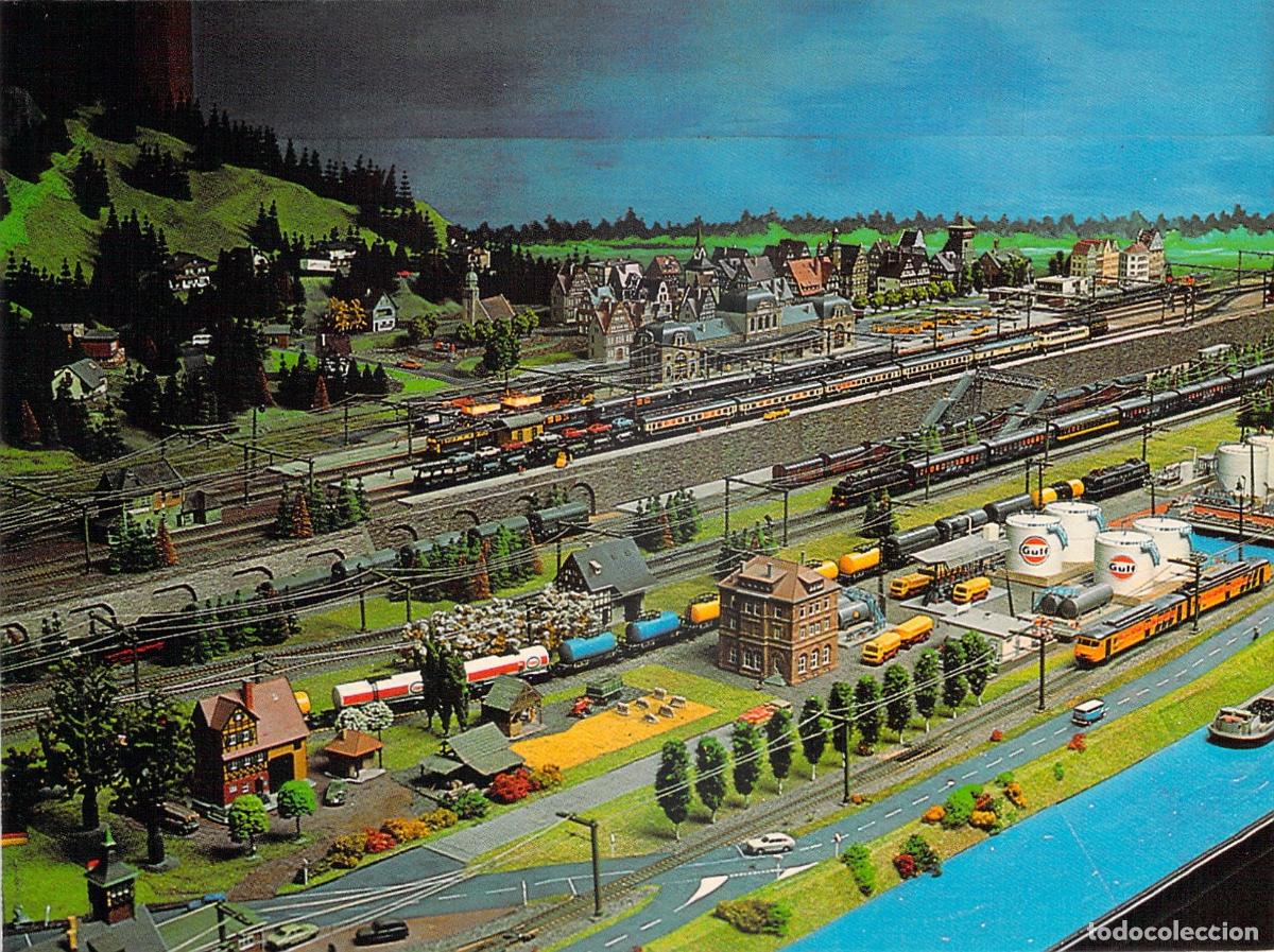 Cartes Postales: Postal Maqueta de Trenes Escala HO Jeugdpark Nienoord Holanda