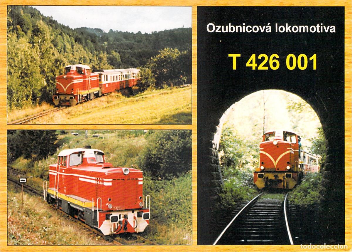 Postales: Postal de Locomotora de Cremallera T 426 001 Ferrocarril Checo