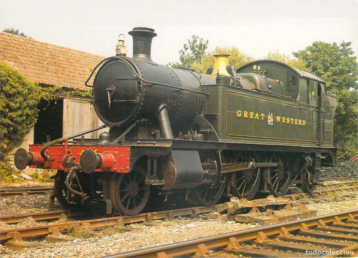 Postales: Postal Locomotora de Vapor Great Western Railway 4555 Dart Valley