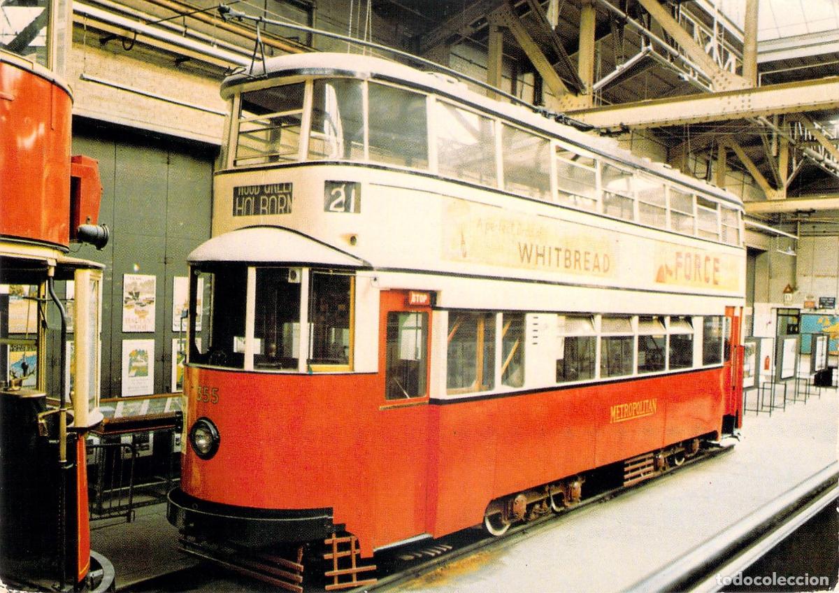 Postales: Postal del Tranv&iacute;a Feltham No. 355 Metropolitan Electric Tramways