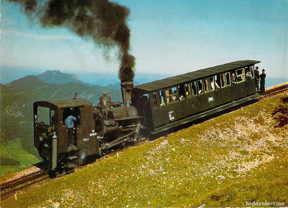 Postales: Postal del Ferrocarril de Cremallera Schafbergbahn en Austria
