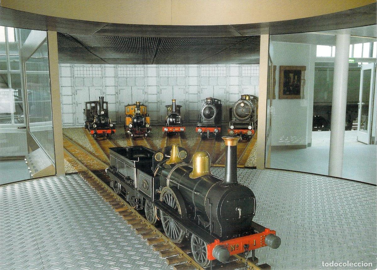 Postales: Postal del Museo del Ferrocarril de los Pa&iacute;ses Bajos en Utrecht
