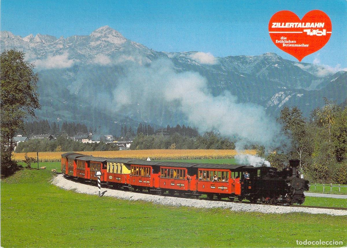 Postales: Postal Tren de Vapor Zillertalbahn en el Tirol Austria