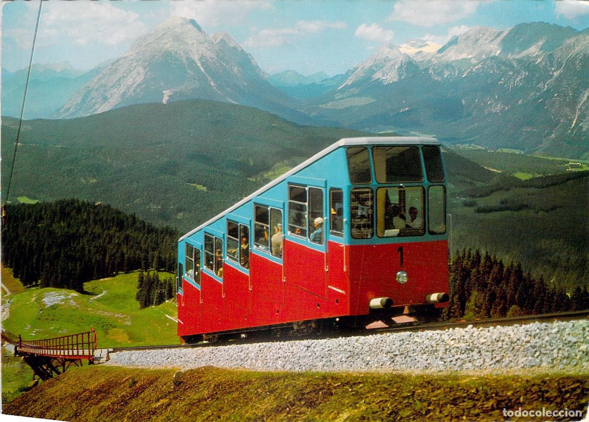 Postales: Postal Funicular Standseilbahn Seefeld Ro&szlig;h&uuml;tte Tirol Austria