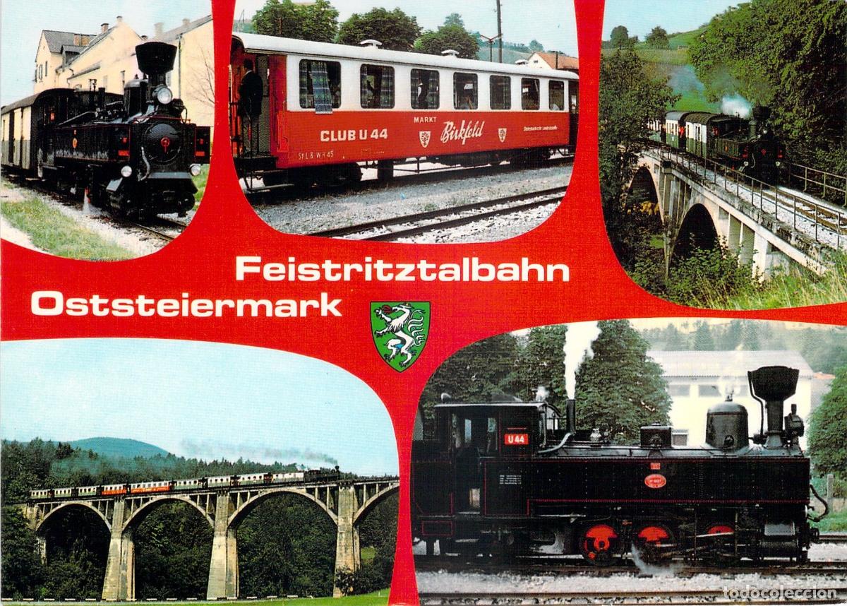 Postkarten: Postal del Tren de Vapor Feistritztalbahn en Estiria, Austria