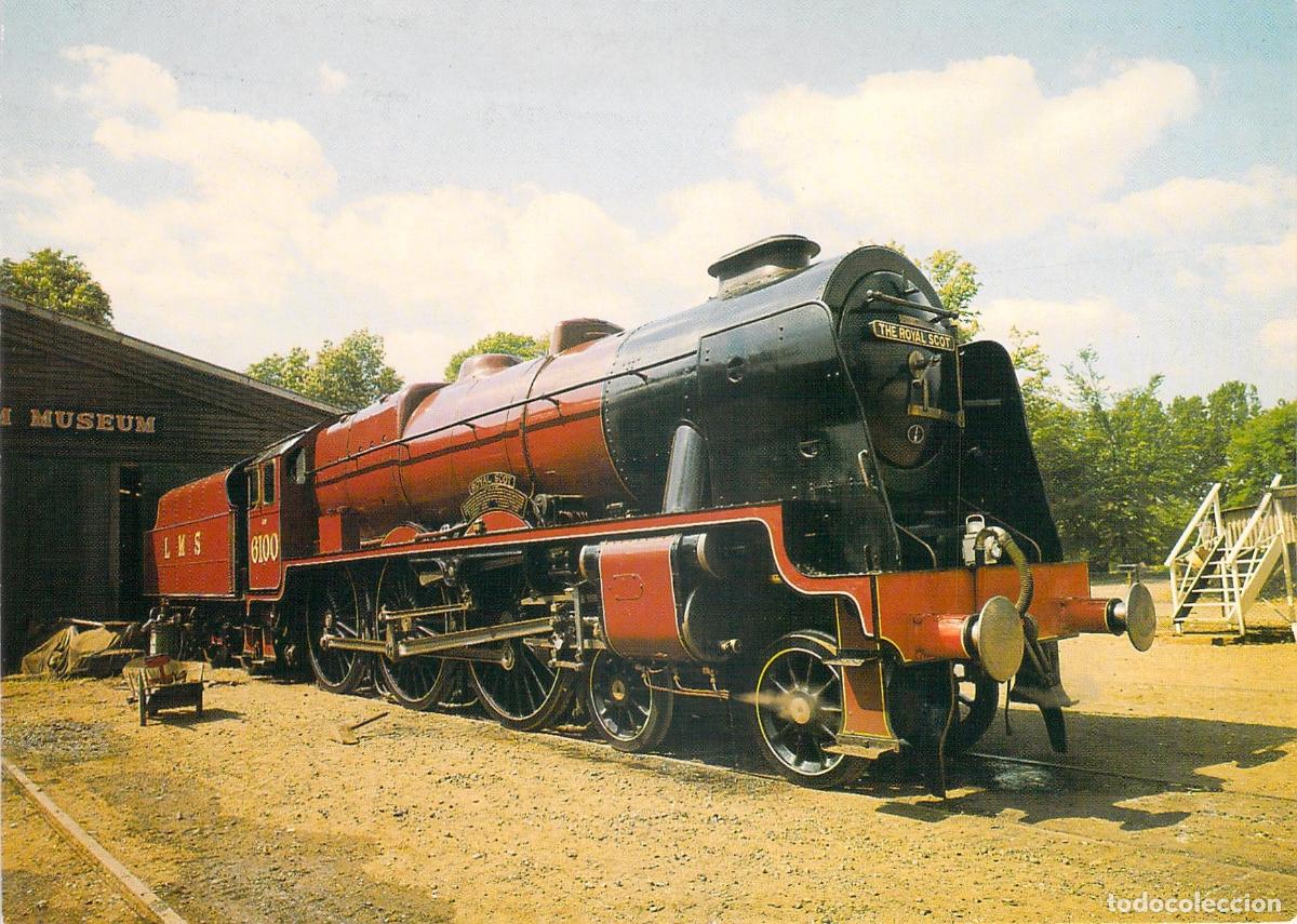 Postkarten: Postal de Locomotora de Vapor LMS 6100 The Royal Scot