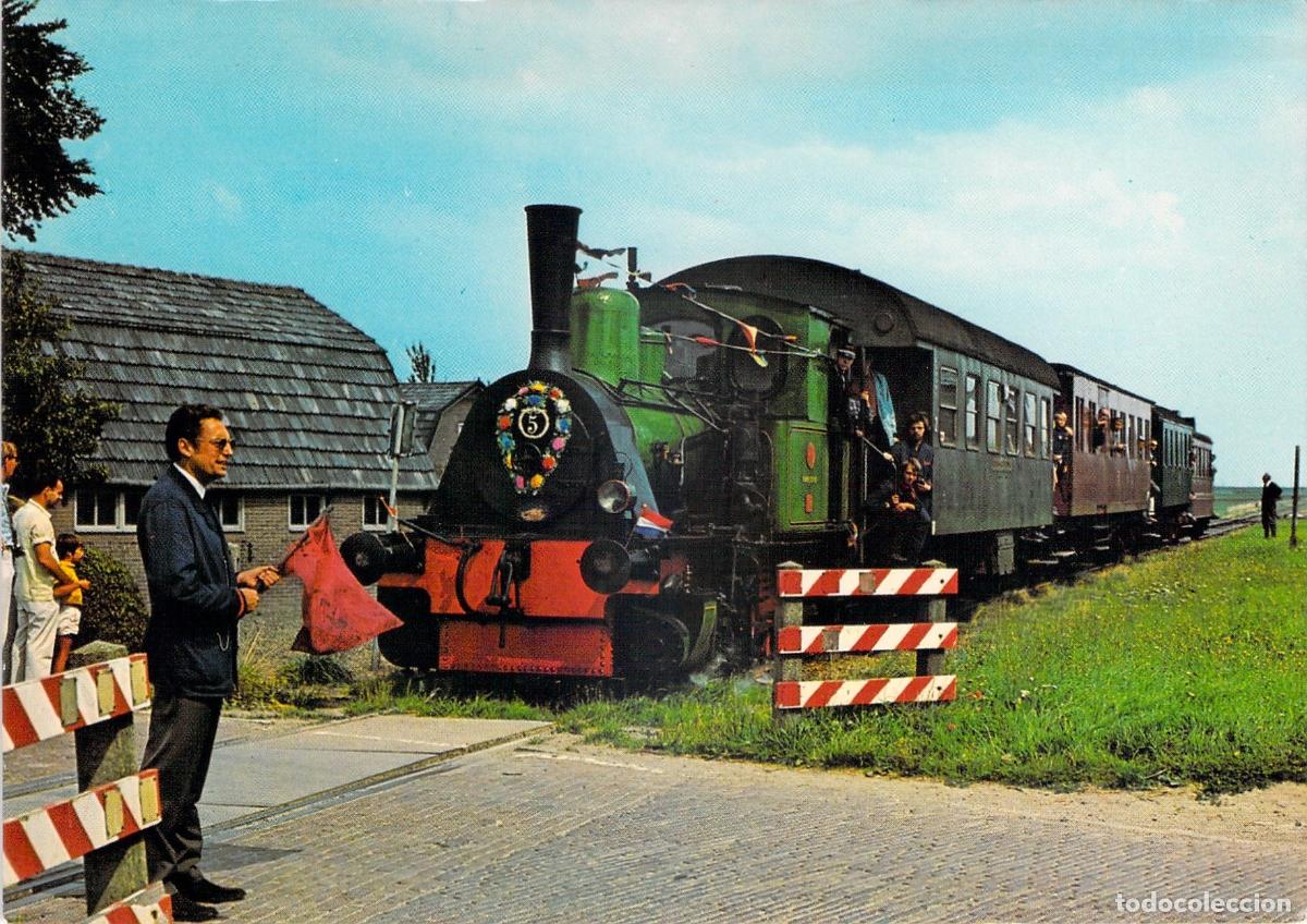 Postales: Postal de Tren Tur&iacute;stico a Vapor en Medemblik, Pa&iacute;ses Bajos