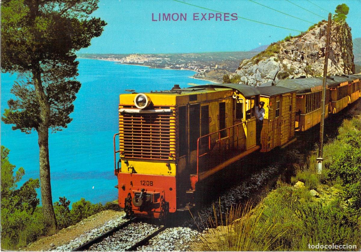 Postales: Postal Tren Tur&iacute;stico Lim&oacute;n Expres Costa Blanca Alicante