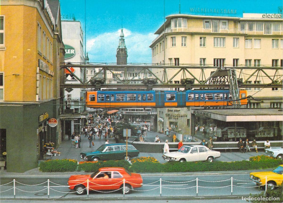 Postales: Postal de Wuppertal Alemania Schwebebahn en D&ouml;ppersberg