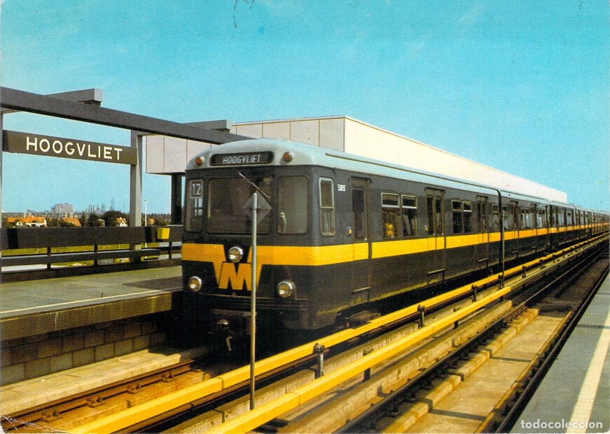 Cartes Postales: Postal de la Estaci&oacute;n de Metro Hoogvliet en R&oacute;terdam
