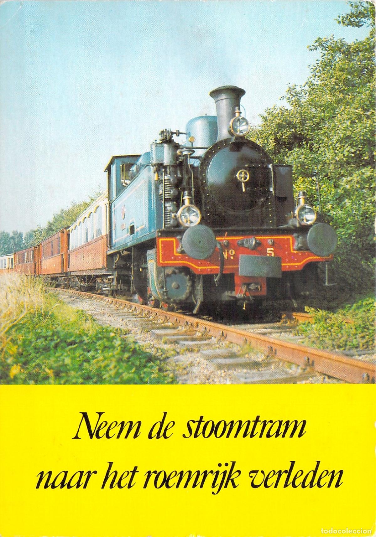 Cartes Postales: Postal de Locomotora de Vapor S.H.M. Loc 5 en Zwaag, Holanda