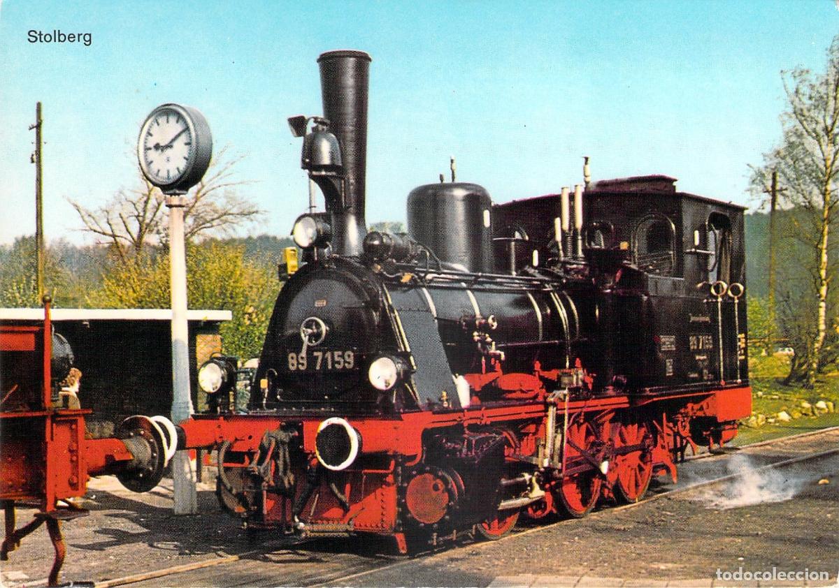 Postales: Postal de Locomotora de Vapor 89 7159 en Stolberg, Alemania