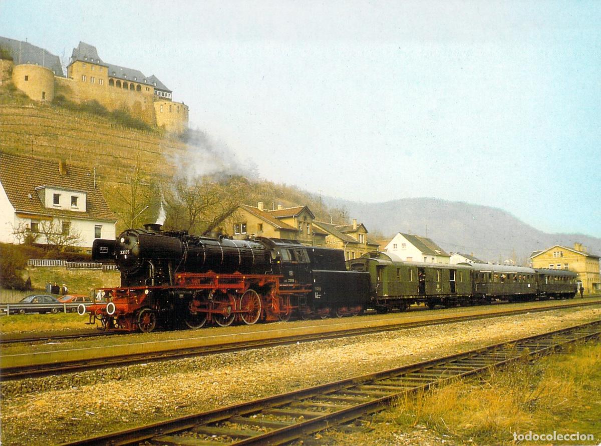 Postales: Postal de Locomotora de Vapor 23 105 en Bad M&uuml;nster, Alemania